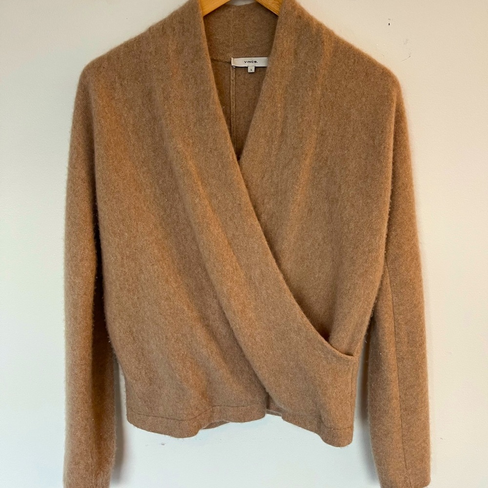 Vince Cashmere Wrap Sweater